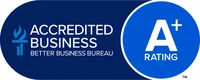 BBB Accredited Business, A+ rating